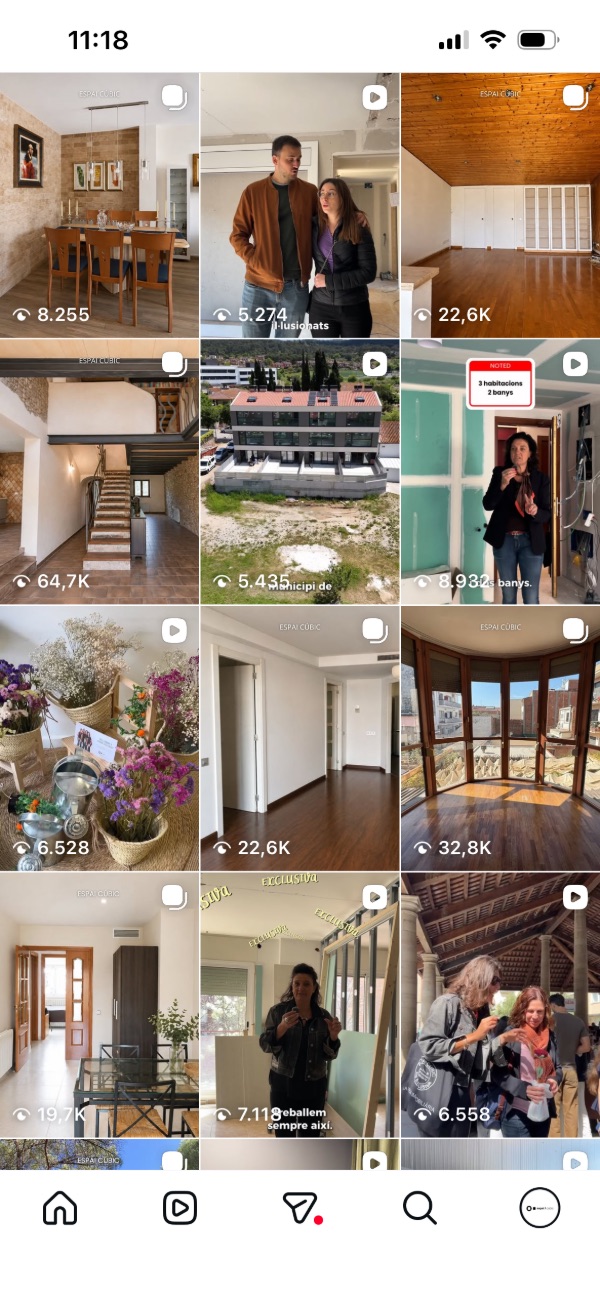 Feed Instagram Espai Cúbic